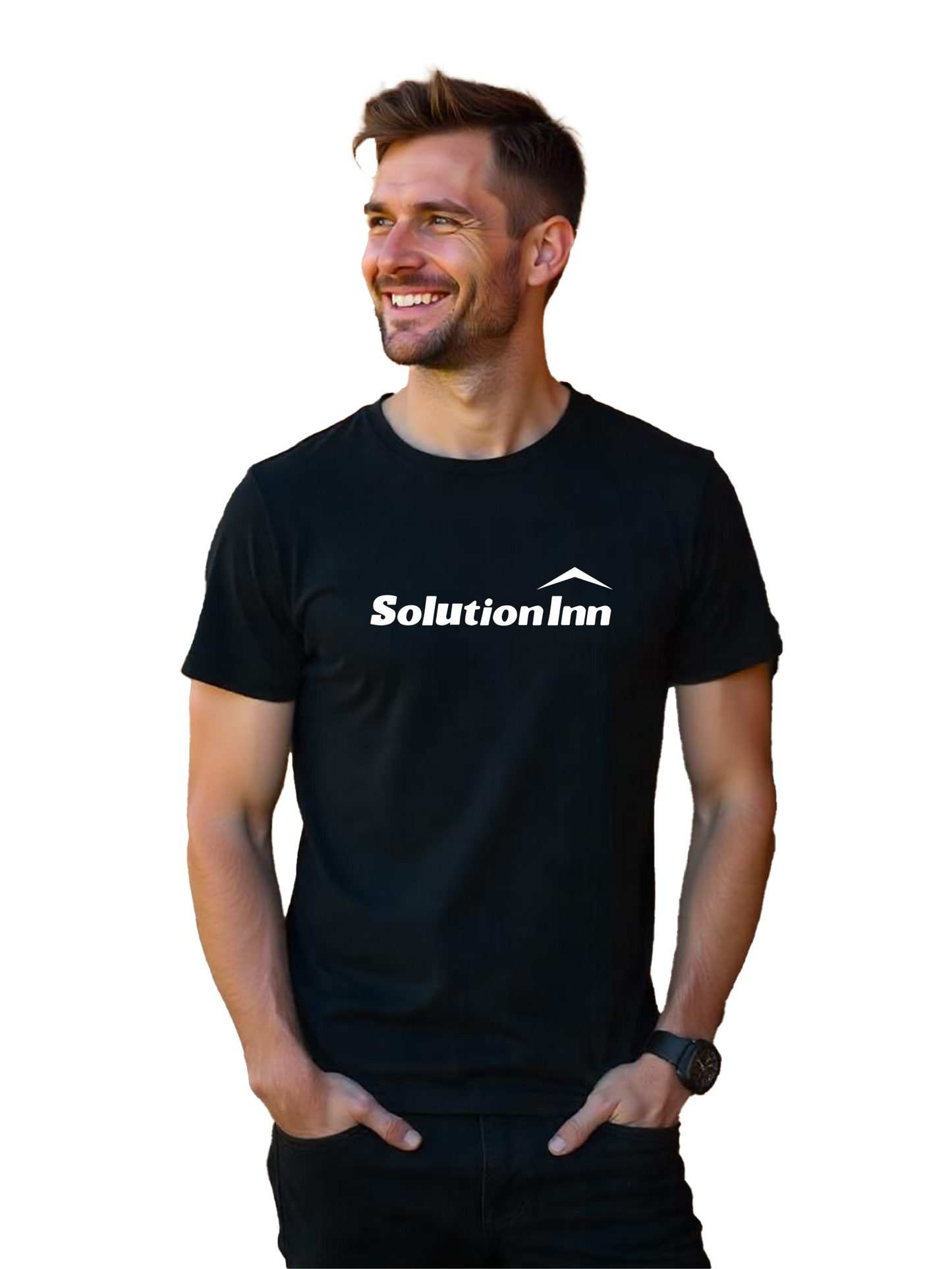 Cotton Stretchable Logo T-Shirt
