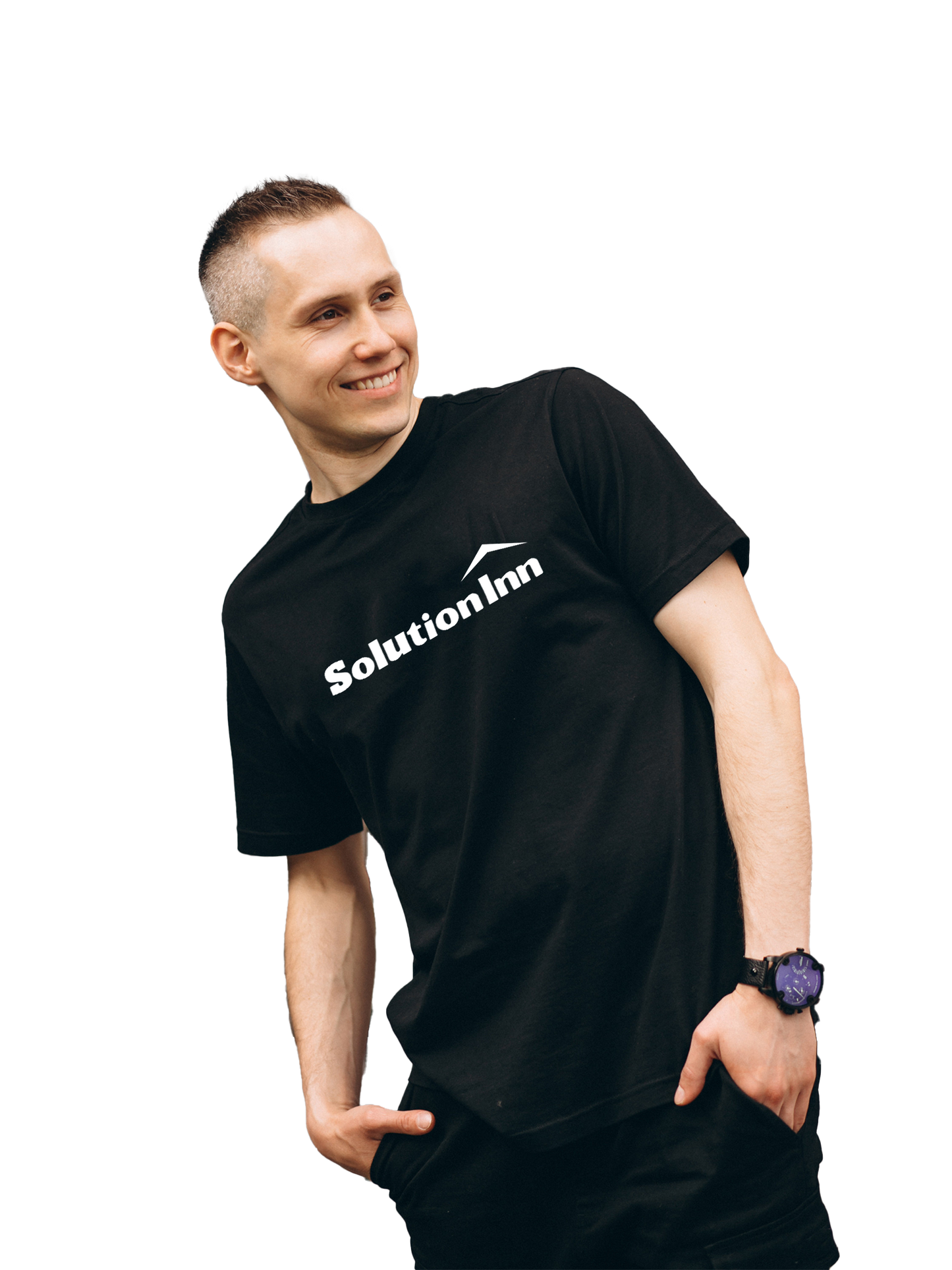 Cotton Stretchable Logo T-Shirt