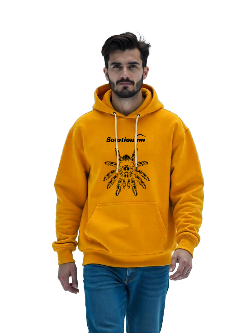 Spider Hoodie with Graphic Print