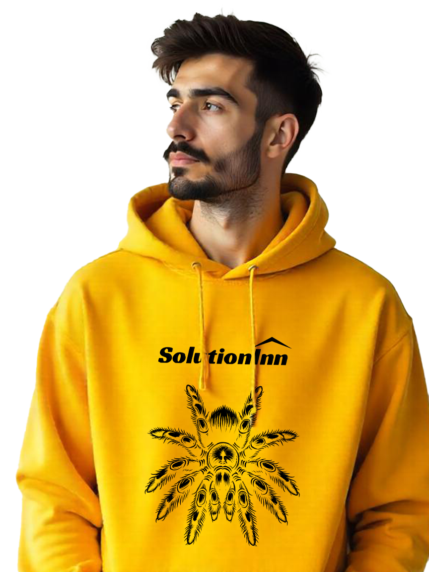 Spider Hoodie with Graphic Print