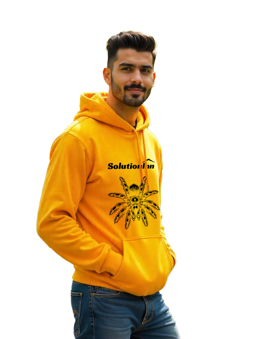 Spider Hoodie with Graphic Print