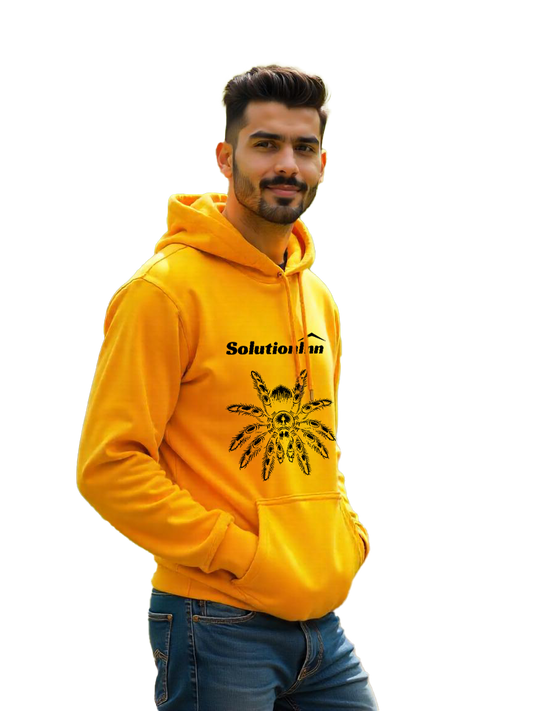 Spider Hoodie with Graphic Print